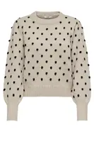 Svetrový pulovr s tečkami