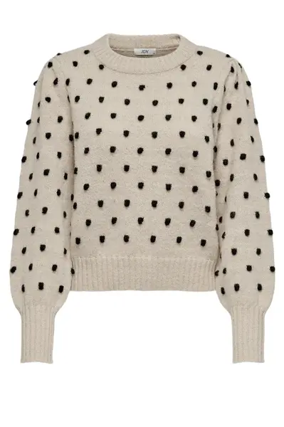 Svetrový pulovr s tečkami