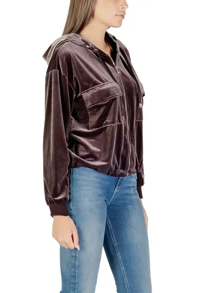 Liu Jo sametová mikina s kapucí