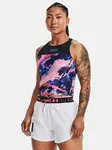 Under Armour Tílko UA RUN ANYWHERE CROP TANK-BLK - Dámské