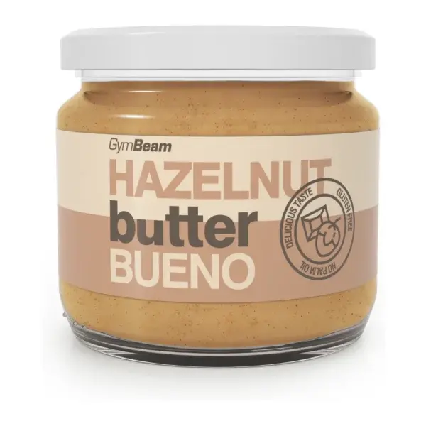 GymBeam BUENO HAZELNUT BUTTER - 340 G Orechové maslo, , veľkosť 340 G