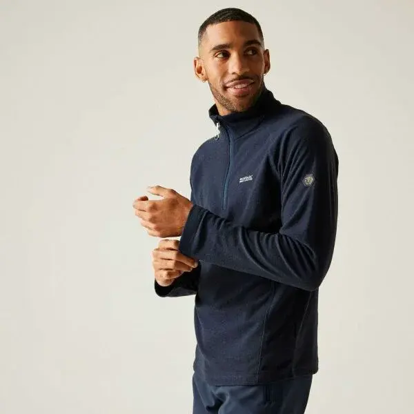 REGATTA OUTDOORS MONTES Pánska mikina, tmavo modrá, veľkosť