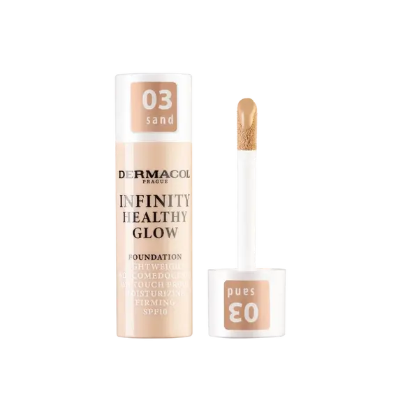 DERMACOL Infinity lehký rozjasňující make-up č.03 SAND 20 g