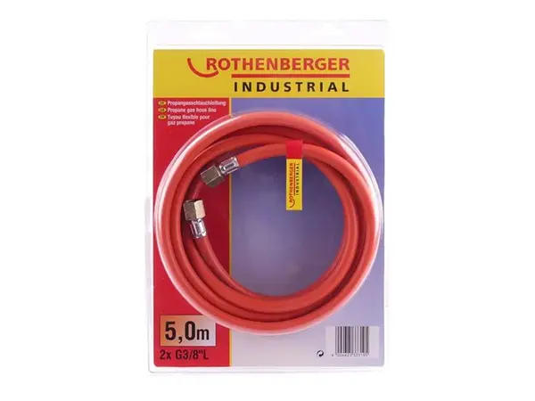 Hadice plynová ROTHENBERGER 5m - rozbaleno - roztržený obal
