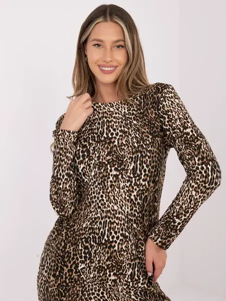 Šaty s leopardím vzorem