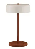 Stolní lampa meryn - hnědá/béžová