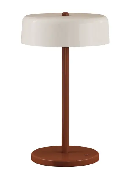 Stolní lampa meryn - hnědá/béžová