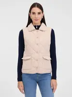 Krémová dámska vesta ORSAY