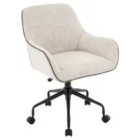 Venda OTOČNÁ ŽIDLE, tkaná látka, šedá, černá, béžová