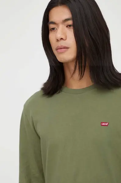 Bavlněné tričko s dlouhým rukávem Levi's