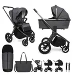 Kočárkový kombinovaný Quick SE 2 Diamond grafitový set 2v1