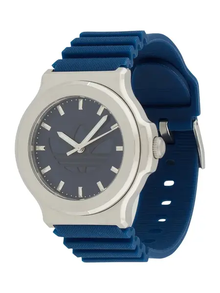 ADIDAS ORIGINALS Analógové hodinky 'EXPRESSION THREE'  kráľovská modrá / strieborná