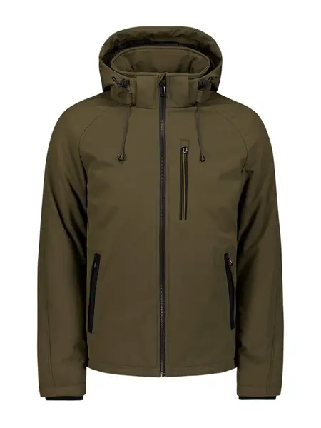 No Excess Funkčná bunda  farby bahna