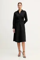 Bavlněné šaty BOSS Drepil