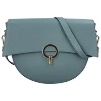 Dámska kožená crossbody bledomodrá - Delami Nora