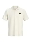 JACK & JONES Tričko 'JJDaytona'  biela melírovaná