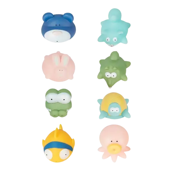 BADABULLE Stříkací hračky do vody Rigolo Splash 8 ks