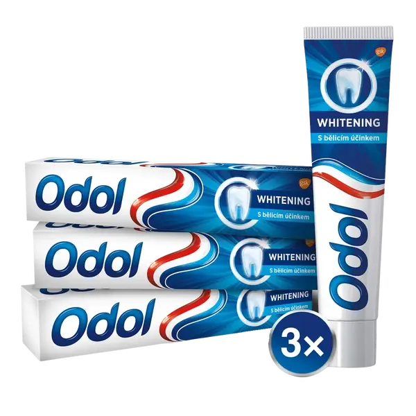 ODOL Whitening Zubní pasta 3 x 75 ml