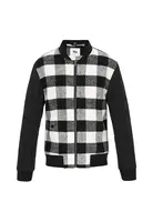 MO Prechodná bunda  čierna / šedobiela