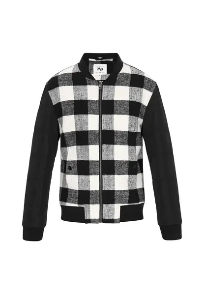 MO Prechodná bunda  čierna / šedobiela