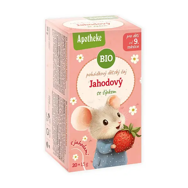 APOTHEKE Pohádkový dětský čaj jahodový BIO 20 sáčků