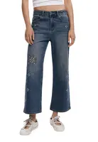 Desigual dámské džíny s aplikacemi