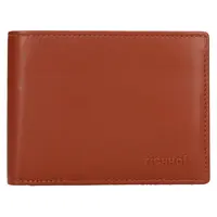 Pánská kožená slim peněženka Richhoff Petr - koňak