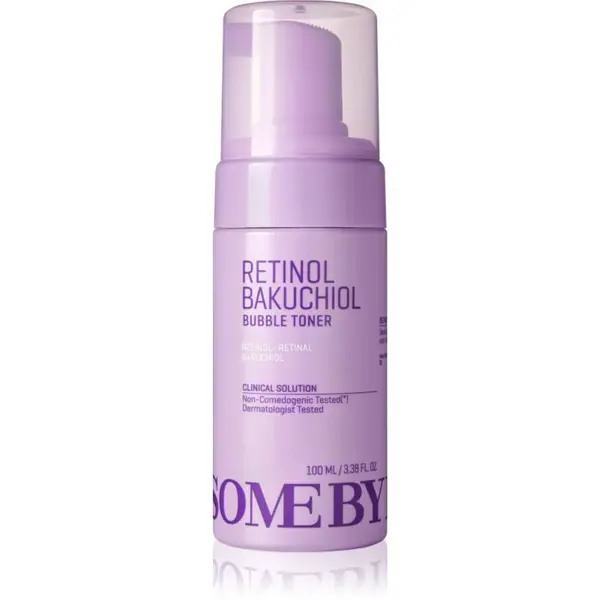 Some By Mi Retinol Bakuchiol Bubble Toner pleťové tonikum redukujúce prejavy starnutia s upokojujúcim účinkom 100 ml