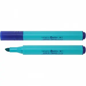 Zvýrazňovač se širokým hrotem 2-5mm tyrkysový