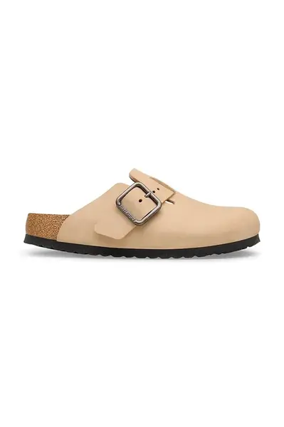 Birkenstock  pantofle nazouváky nubukové Boston