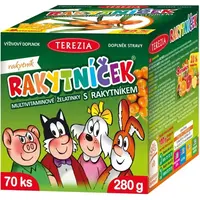 TEREZIA RAKYTNÍČEK MULTIVITAMINOVÉ ŽELATINKY S RAKYTNÍKEM ORIGINÁL 70 KS Dětské multivitaminy, , velikost