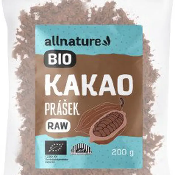 ALLNATURE Kakaový prášek BIO RAW 200 g