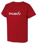 Husky  Tee Birdie K red, 134 Detské bavlnené tričko