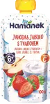 HAMÁNEK kapsička Jahoda a jablko s tvarohem 100 g