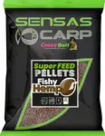 Sensas pelety super feed fishy hemp 650 g - 2 mm