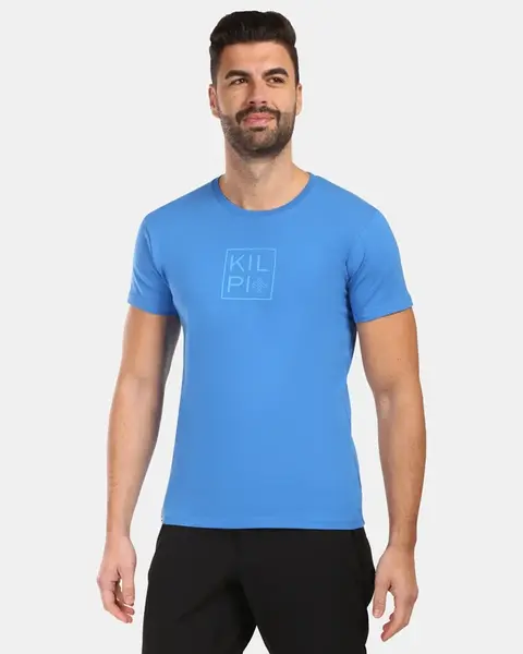 Pánské bavlněné tričko kilpi spacer-m modrá xxl