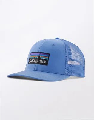 Patagonia P-6 Logo Trucker Hat Abundant Blue