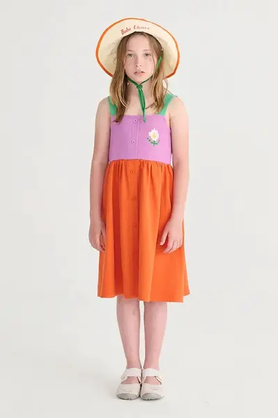 Dětské bavlněné šaty Bobo Choses Pixel Daisy