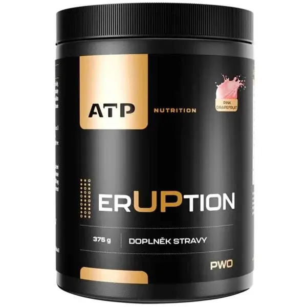 ATP NUTRITION ERUPTION 375 G PINK GRAPEFRUIT Předtréninkový suplement, černá, velikost 375 G