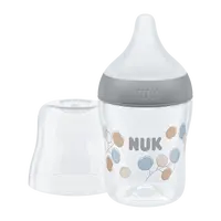 NUK Perfect Match láhev s kontrolou teploty, šedá 150 ml
