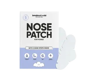 BREAKOUT+AID Čistící náplasti na rozšířené póry na nose 5 ks