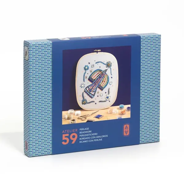 Atelier 59 – Korálikové vyšívanie pre tínedžerov aj dospelých – vták