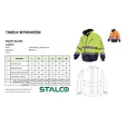 Bunda pilotka, multifunkční, 3 v1, 2XL, žlutá, STALCO