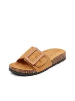 Hnedé dámske šľapky v semišovej úprave ORSAY