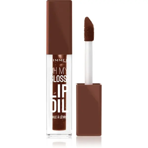 Rimmel Oh My Gloss! Lip Oil olej na rty s hydratačním účinkem odstín 010 Cappuccino Deep 4.5 ml
