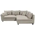 Livetastic ROHOVÁ SEDAČKA, textil, pískové barvy