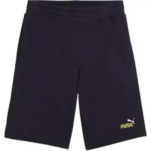 Puma ESSENTIALS+ LOGO LAB GRAPHIC SHORTS 10 Pánske teplákové kraťasy, tmavo modrá, veľkosť