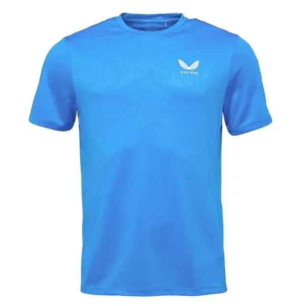CASTORE AOP SS T-SHIRT Pánske športové tričko, modrá, veľkosť