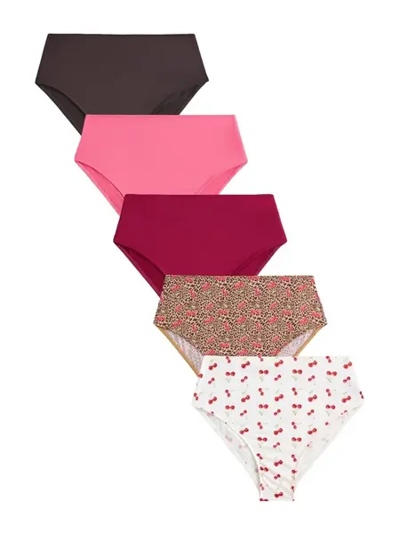 Next Nohavičky  sépiová / tmavohnedá / staroružová / bordová / biela