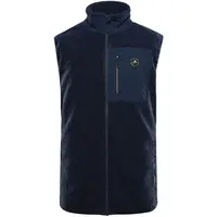 ALPINE PRO HARD Pánska zateplená vesta, tmavo modrá, veľkosť